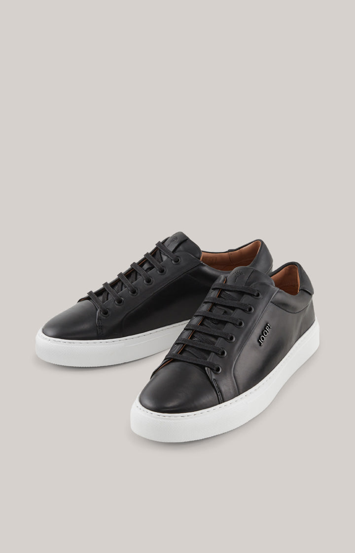 JOOP! TINTA CORALIE LEATHER SNEAKER IN WHITE/BLACK