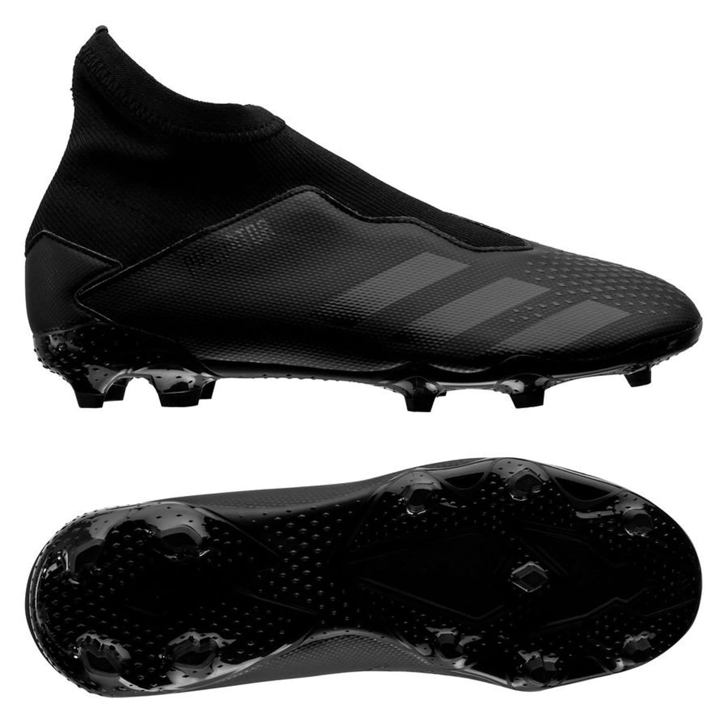 ADIDAS PREDATOR KIDS FIRM SOCCER BOOTS IN BLACK