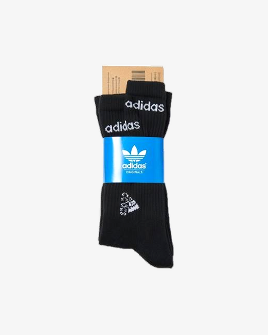 Adidas Cushioned  LInear Crew Training Socks - Pack of 3 Pairs