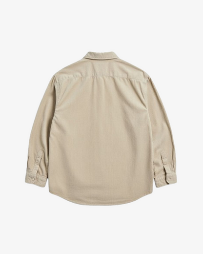 Asos Cord Twill Ls Oversized Cut & Sew Shirt