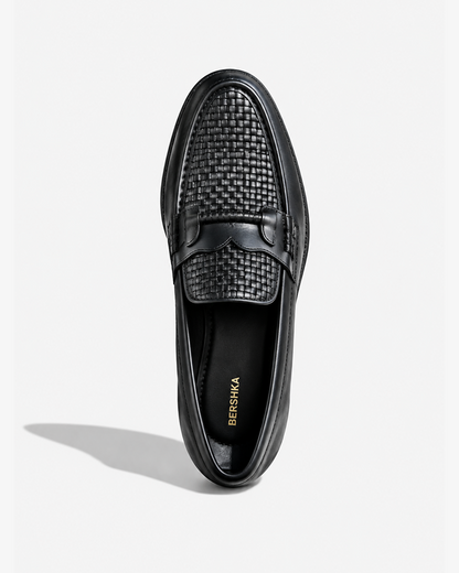 Bershka Mark Leather Derby Shoe