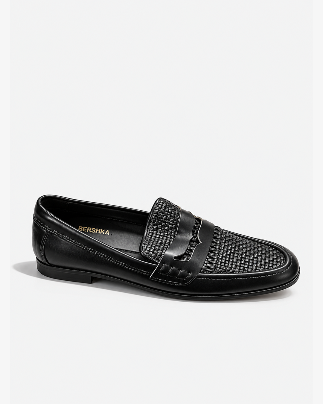 Bershka Mark Leather Derby Shoe