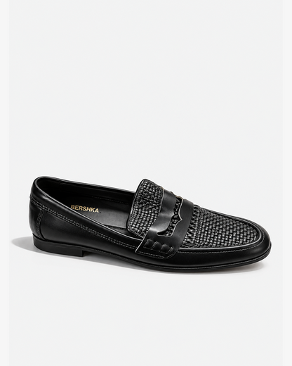 Bershka Mark Leather Derby Shoe