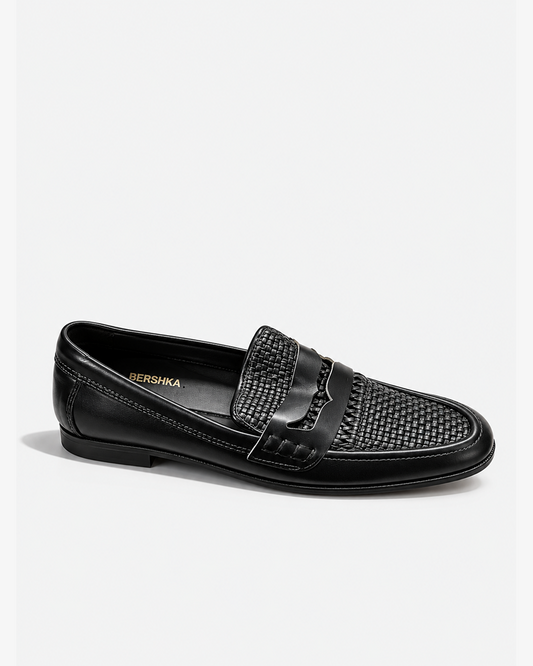 Bershka Mark Leather Derby Shoe