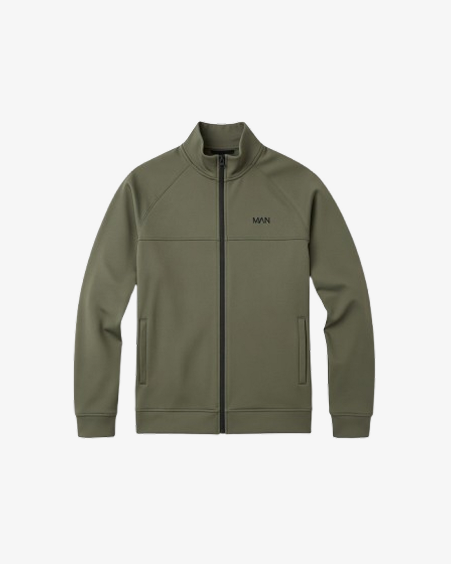 Boohooman Active Tech Funnel Neck Zip Thru