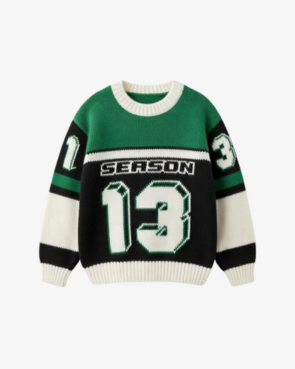 Boohooman Oversized Moto Knitted Jumper
