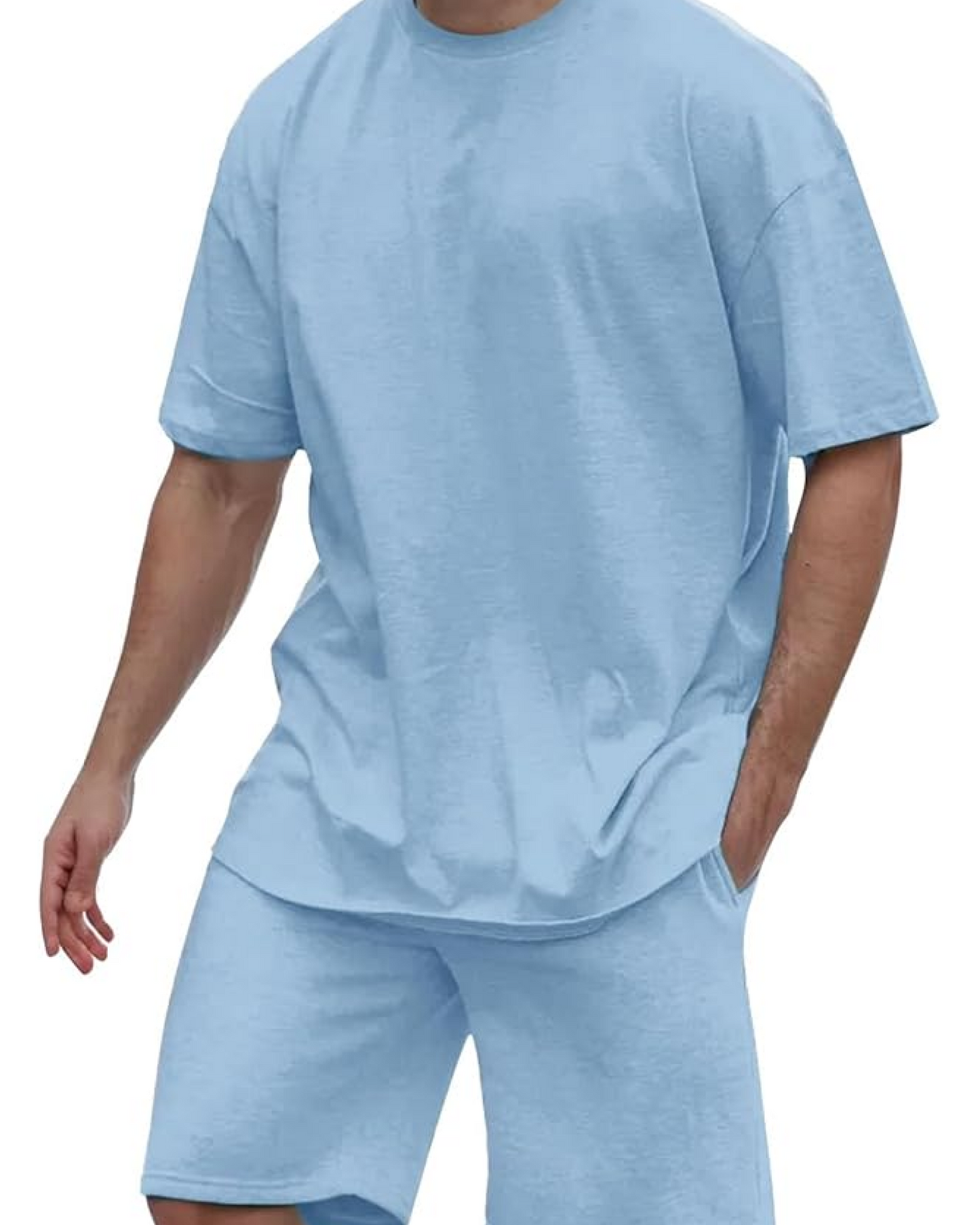 Boohooman Oversized Premium Super Heavyweight T-Shirt & Short Set