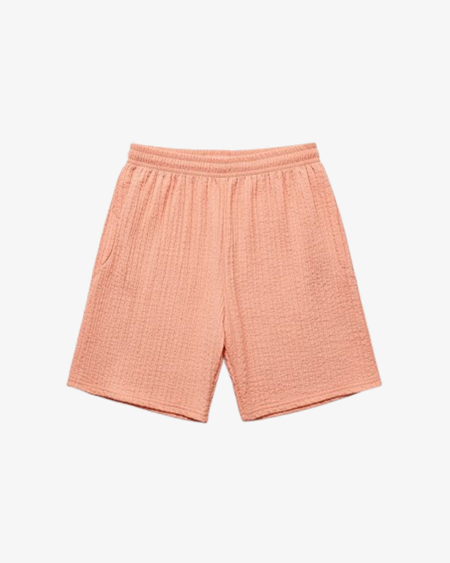 Boohooman Plus Crinkle Textured Shirt & Short Set