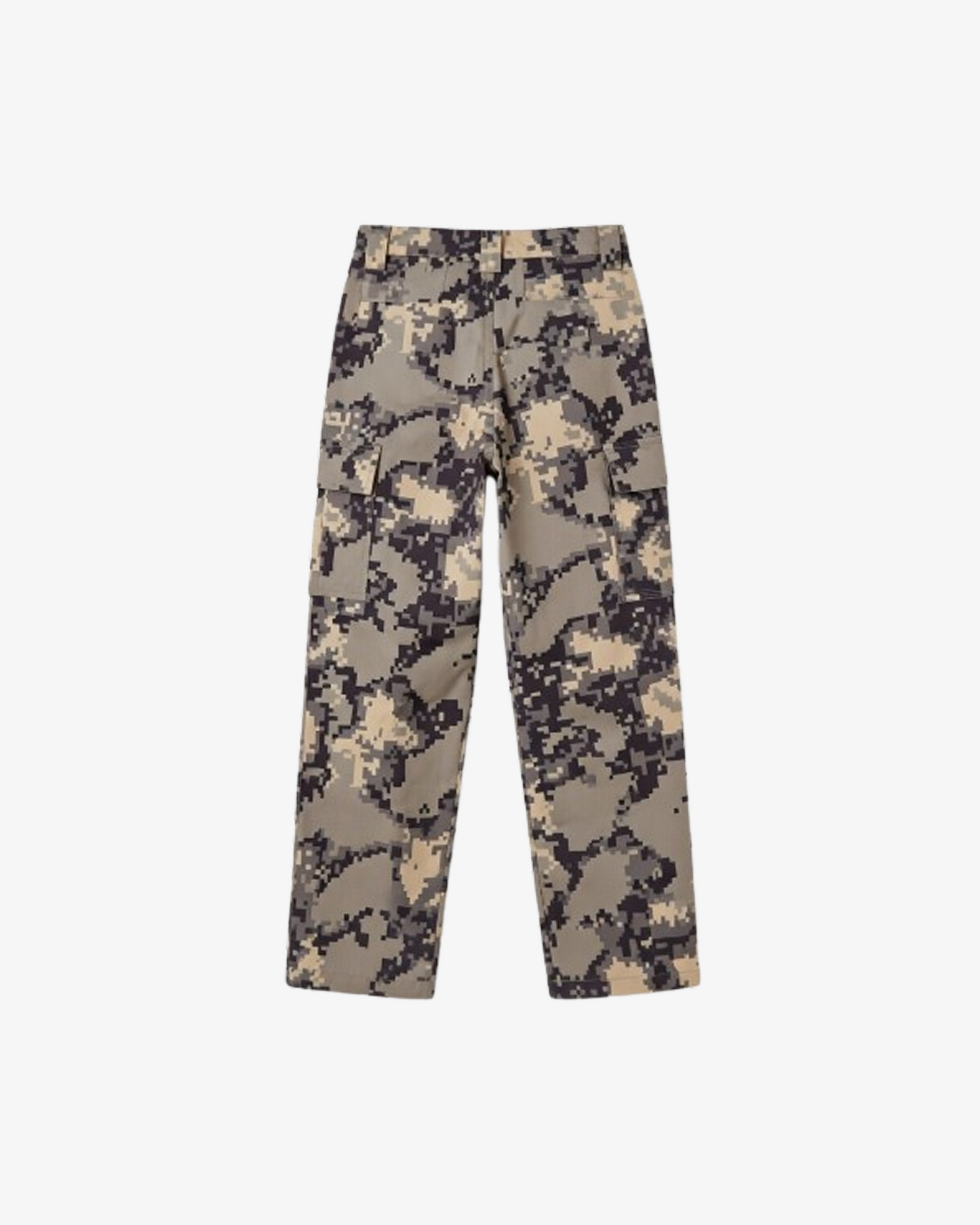Boohooman Tall Fixed Waist Slim Flare Gusset Pixel Camo Trouser