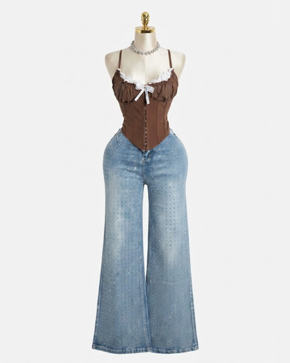 Brown Corset Top
