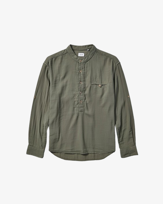Celio Bishop's Collar Linen Shirt
