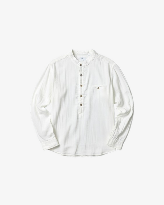 Celio Bishop's Collar Linen Shirt
