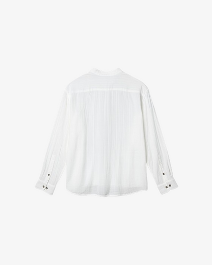 Celio Bishop's Collar Linen Shirt