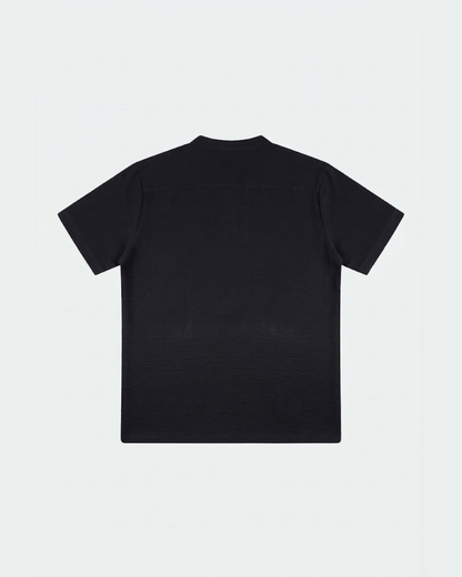 Christopher's Linen Mandarin Collar Shirt