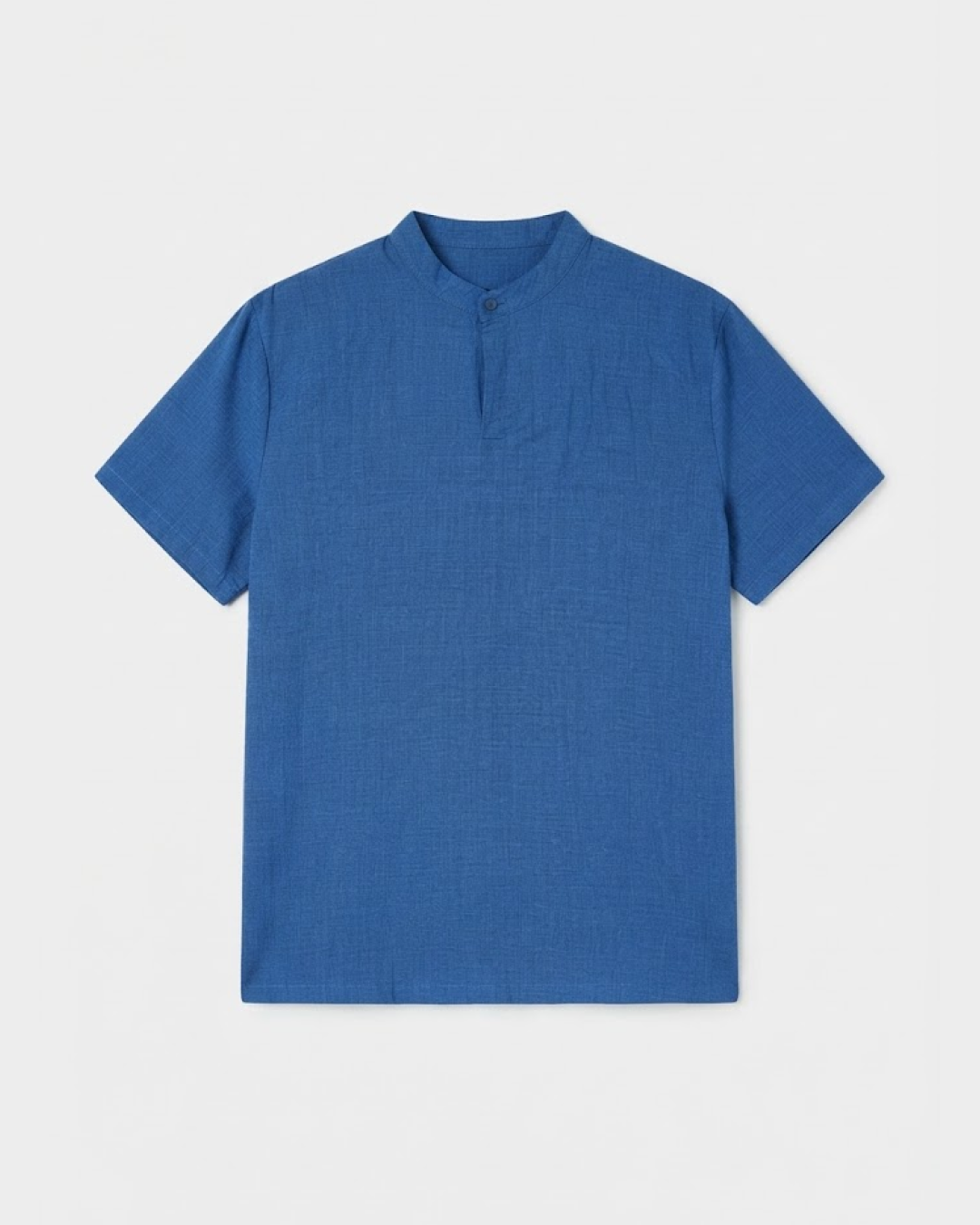 Christopher's Linen Mandarin Collar Shirt