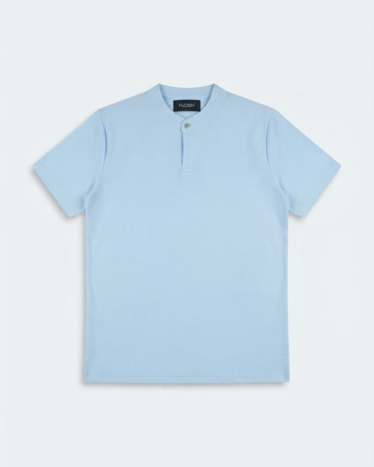 Christopher's Linen Mandarin Collar Shirt