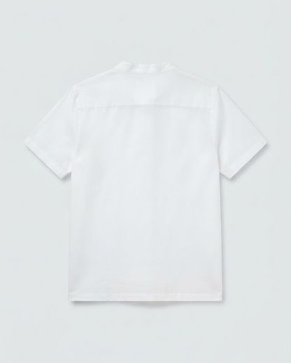 Christopher's Linen Mandarin Collar Shirt
