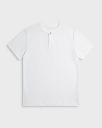 Christopher's Linen Mandarin Collar Shirt