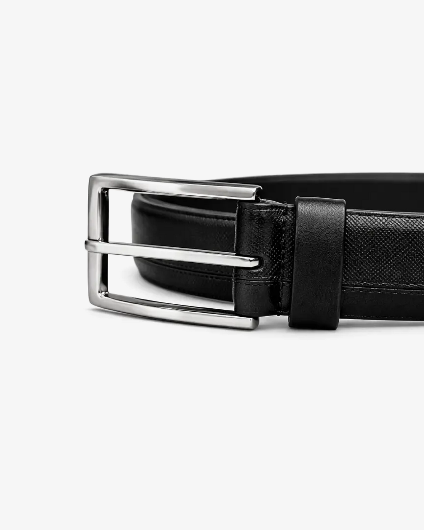 Duchini Leather Belt – Black