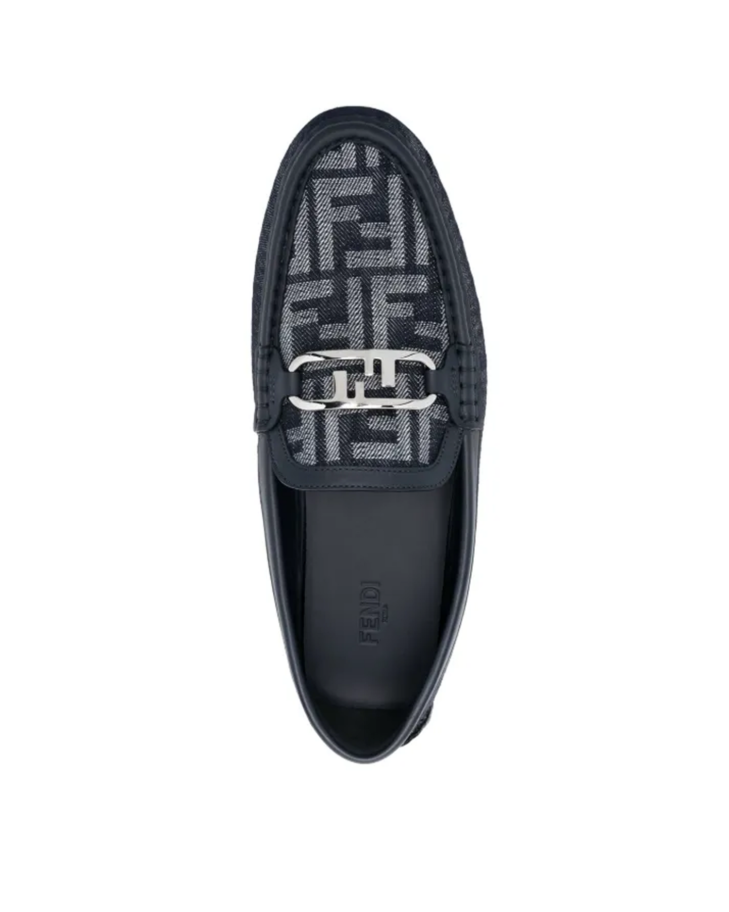 Fendi O'Lock Jacquard Vam Loafer Shoe