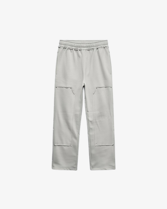 Boohooman Relaxed Applique Distressed Carpenter Brushback Jogger