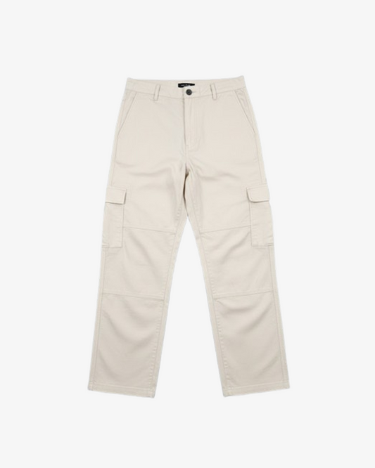 Boohooman Plus Fixed Ripstop Cargo Zip Trouser with Woven Tape