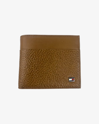 Tommy Hilfiger Flag Leather Bifold Credit Card Wallet
