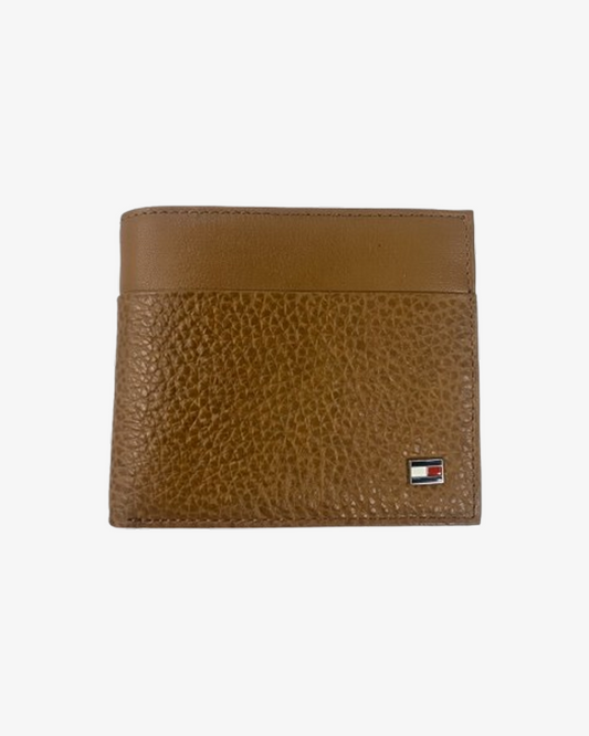 Tommy Hilfiger Flag Leather Bifold Credit Card Wallet