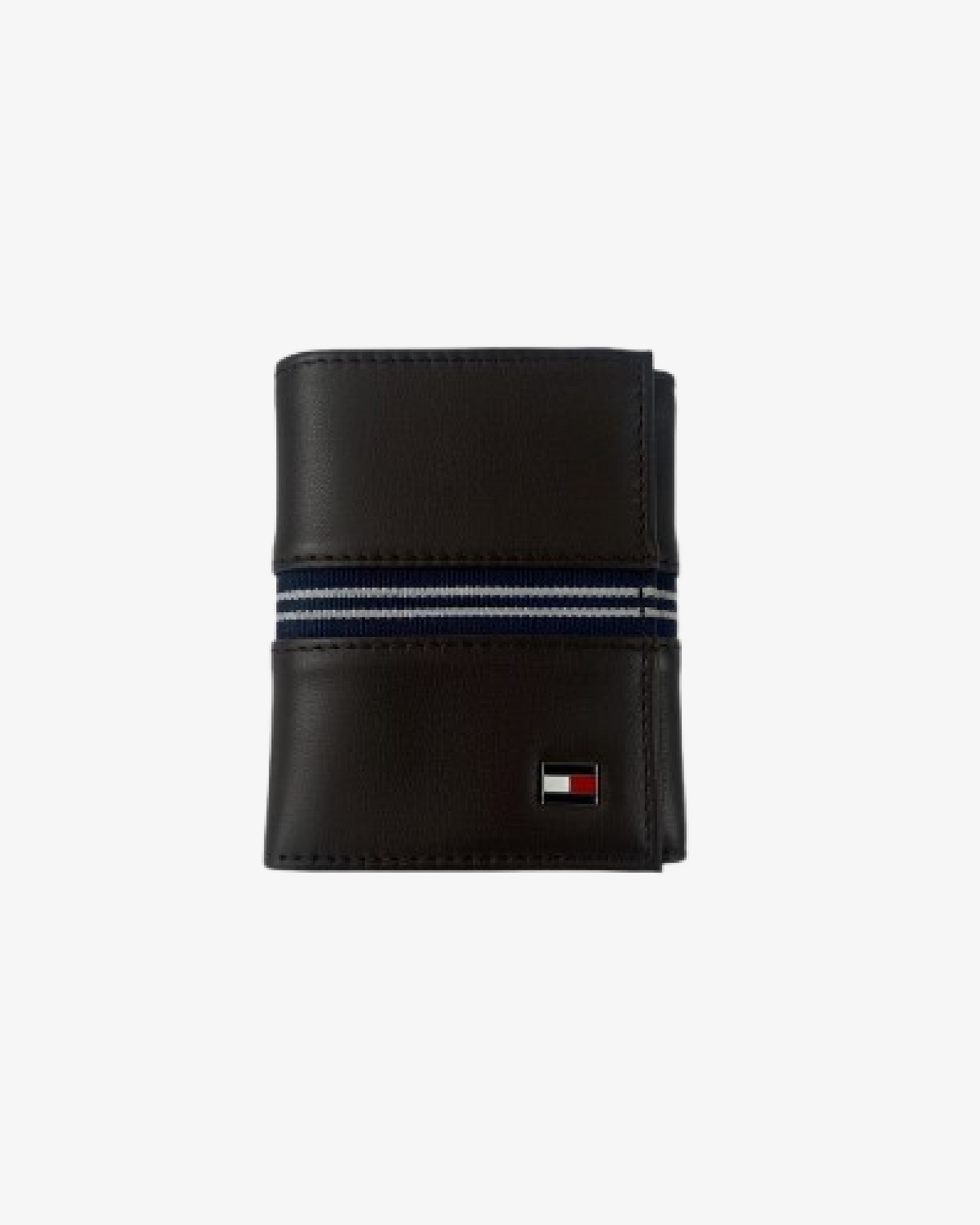 Tommy Hilfiger Flag Leather Bifold Credit Card Wallet