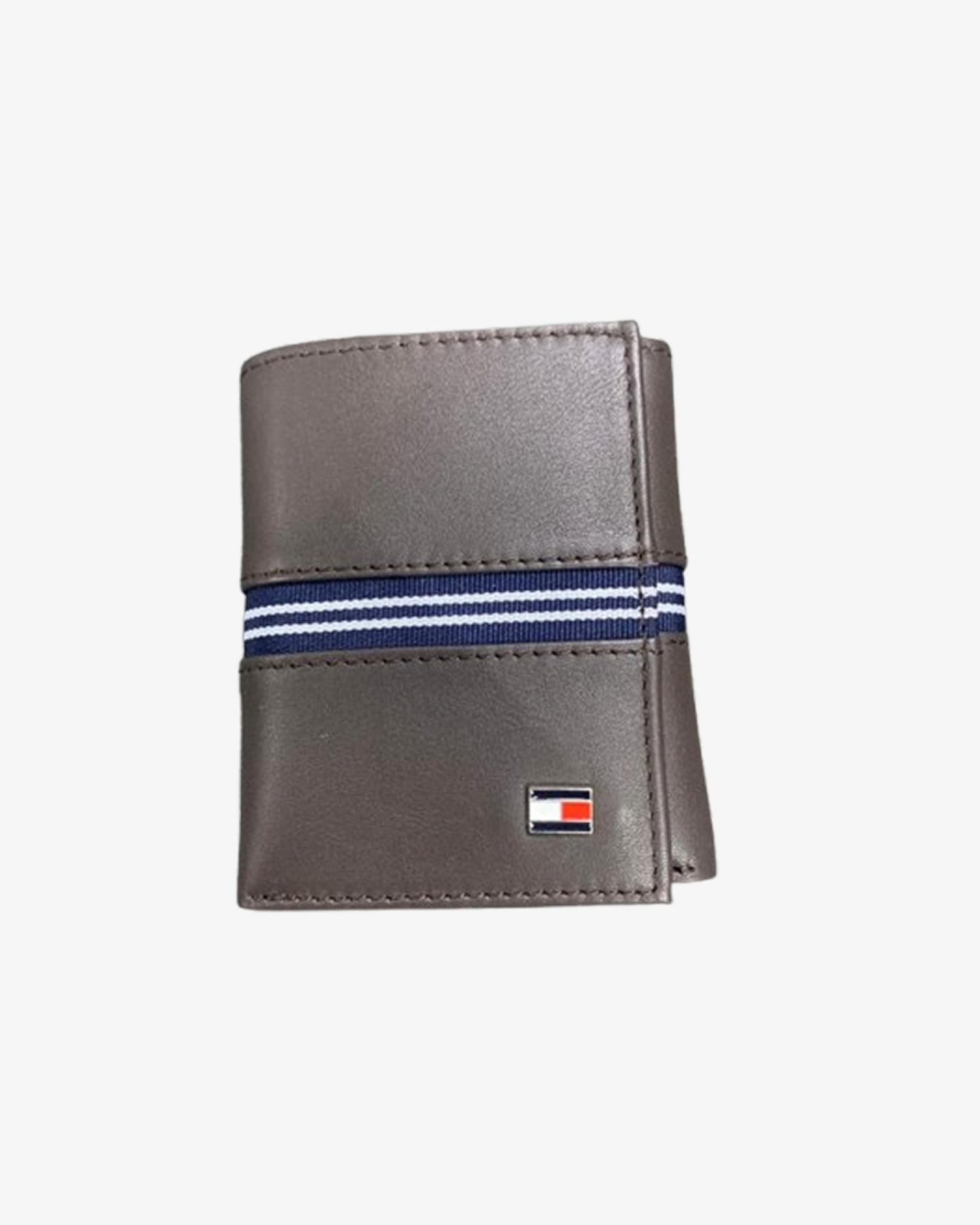 Tommy Hilfiger Flag Leather Bifold Credit Card Wallet