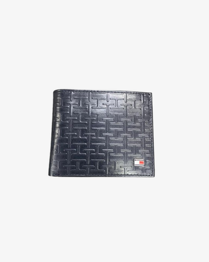 Tommy Hilfiger Flag Leather Bifold Credit Card Wallet