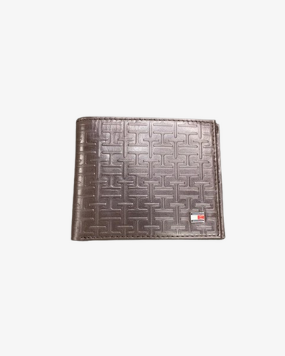 Tommy Hilfiger Flag Leather Bifold Credit Card Wallet