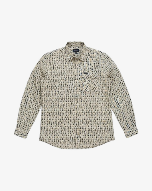 Blend Colour Patterned LS Shirt