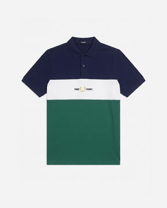 Fred Perry Embroidered Panel Polo