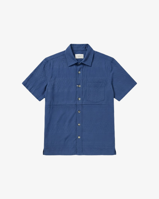 Hudson & Barrow Wovens Linen Short Sleeve Shirt