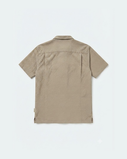 Hudson & Barrow Wovens Stone Short Sleeve Shirt