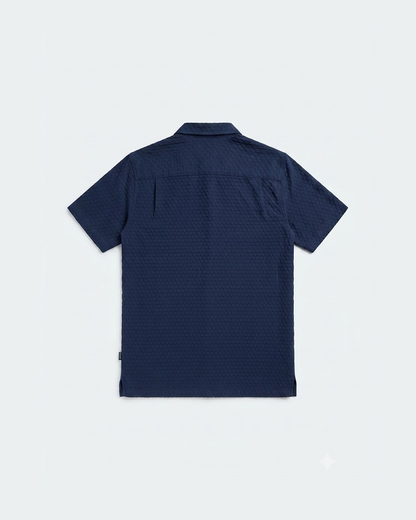 Hudson & Barrow Wovens Stone Short Sleeve Shirt