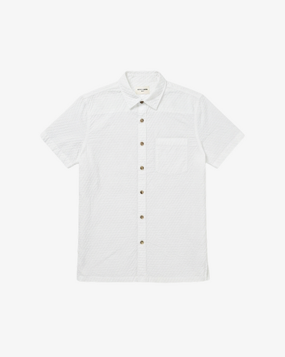 Hudson & Barrow Wovens Stone Short Sleeve Shirt