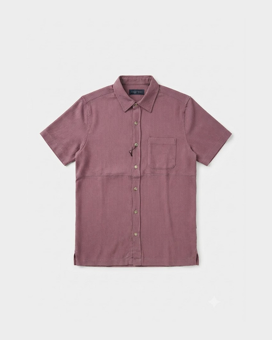 Hudson & Barrow Wovens Linen Short Sleeve Shirt