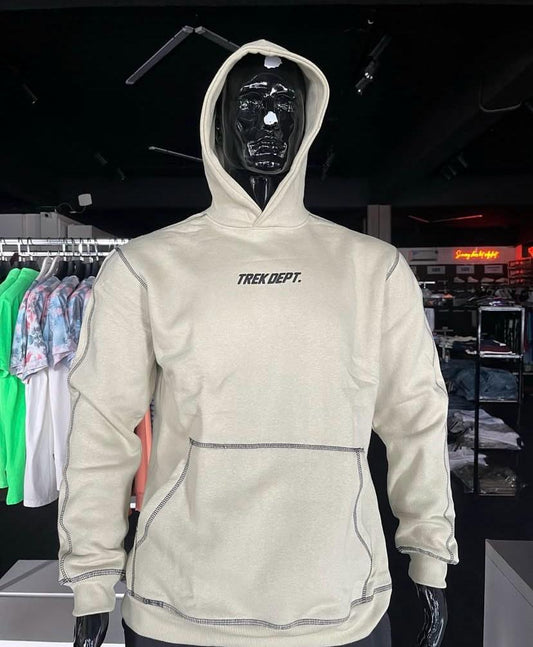 Boohooman Active Oversized Trek Dept Topstitch Hoodie