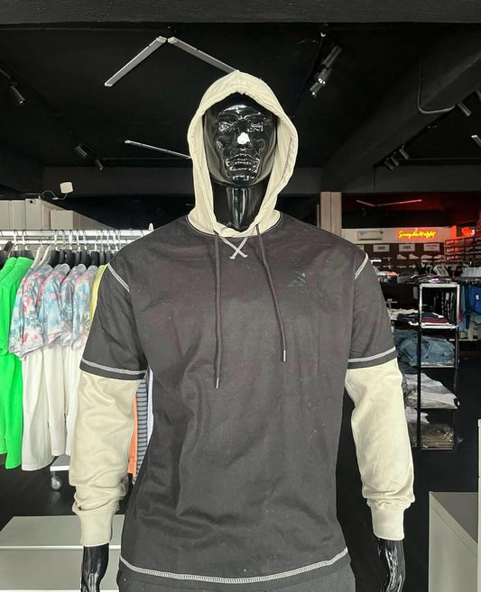 Boohooman Active Oversized Trek Dept Topstitch Hoodie