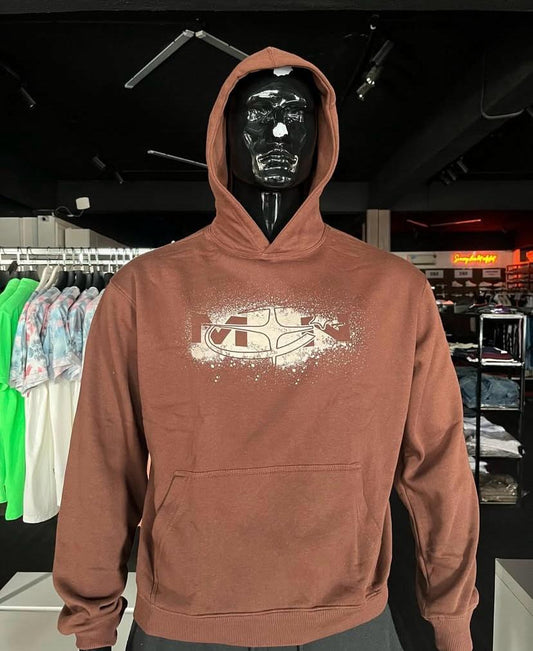 Boohooman Spray Graphic Hoodie