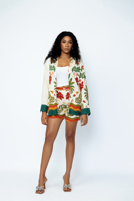 Summer Riff Tropical Set x Shorts
