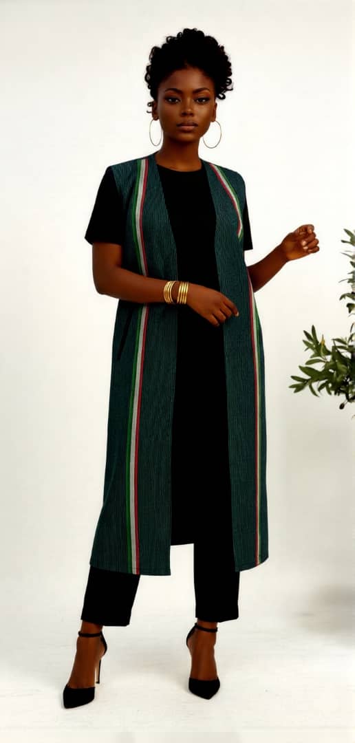 AsoOke Sleeveless Kimono