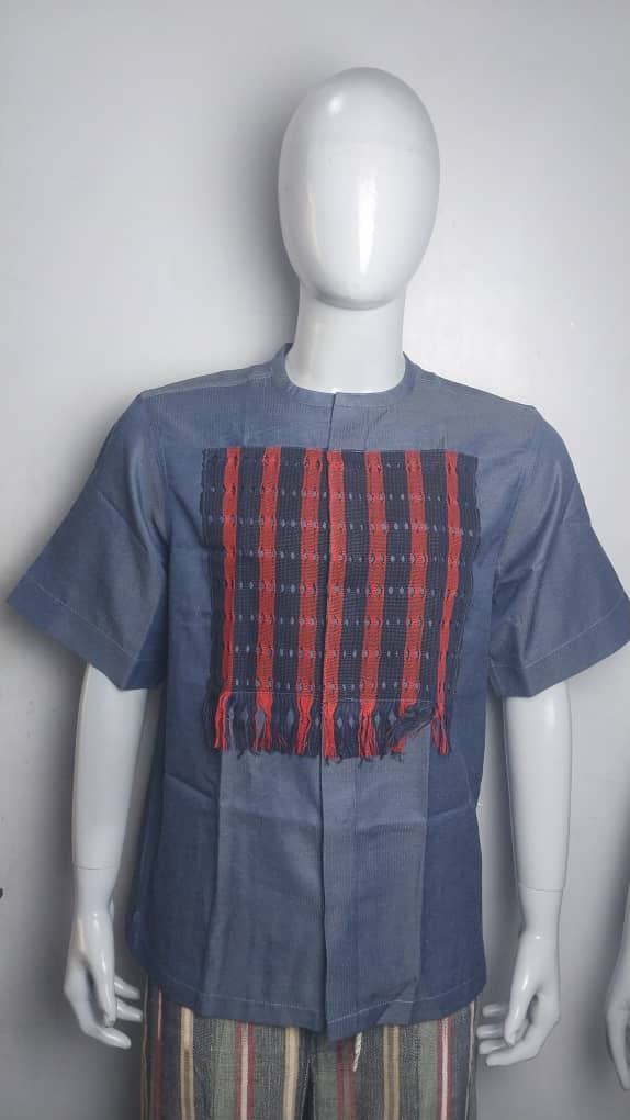 Chest Patch Linen Shirt