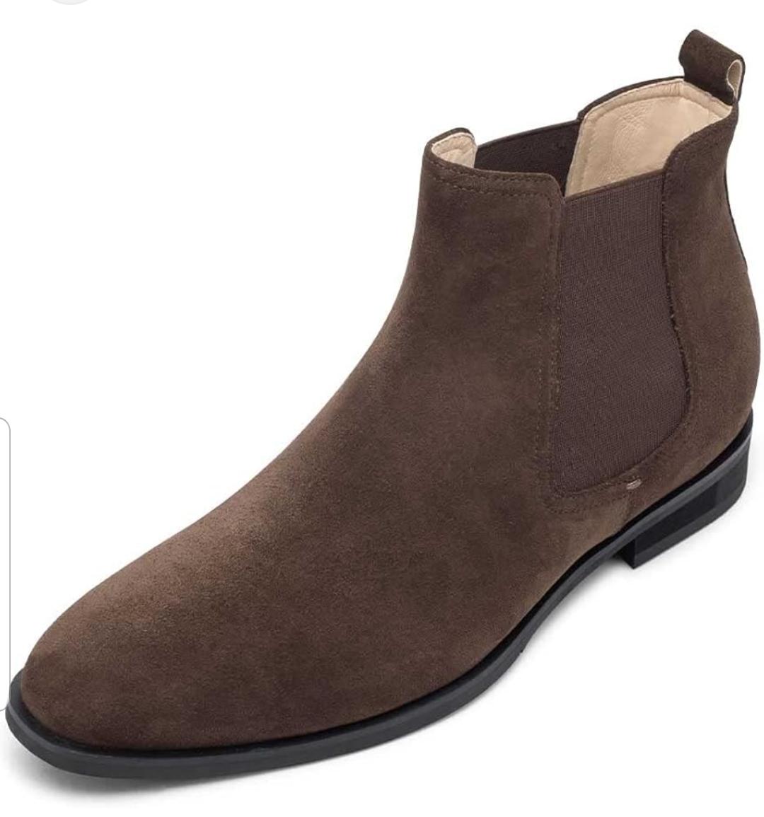 LODING SUEDE CALF-SKIN SHOJI CHELSEA LOW BOOTS