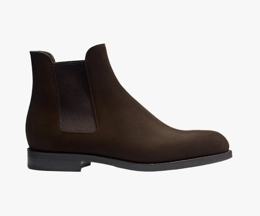 LODING SUEDE CALF-SKIN SHOJI CHELSEA LOW BOOTS