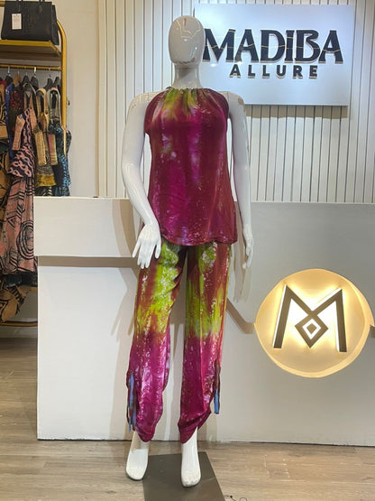 Halter Neck / Ruched Trouser