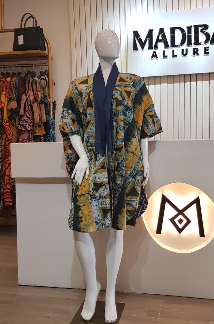 Adire Kimono