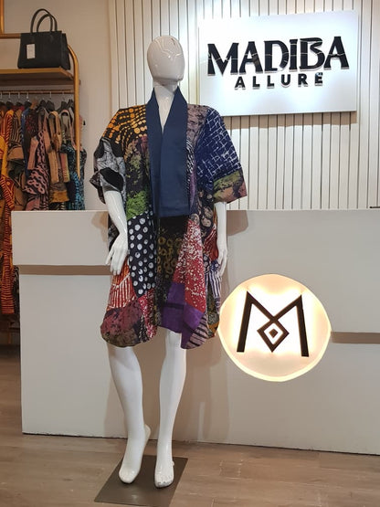 Adire Kimono